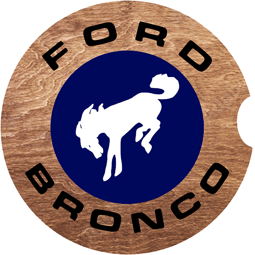 Ford Bronco Car Coasters In Your Color!