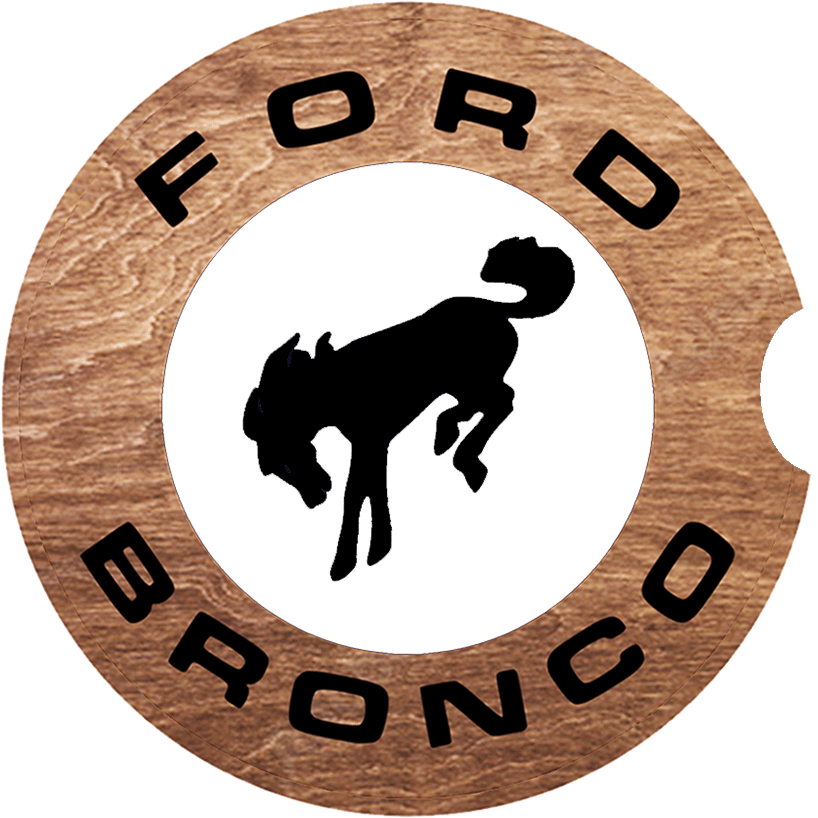 Ford Bronco Car Coasters In Your Color!