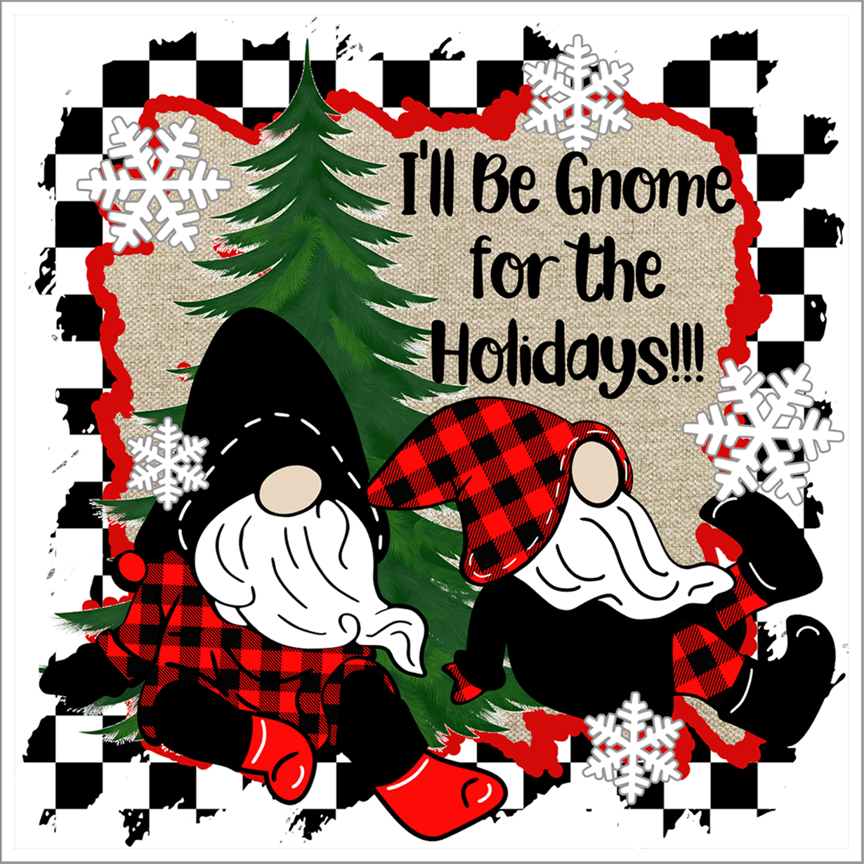Christmas Gnome Coaster Set - My Gnomies
