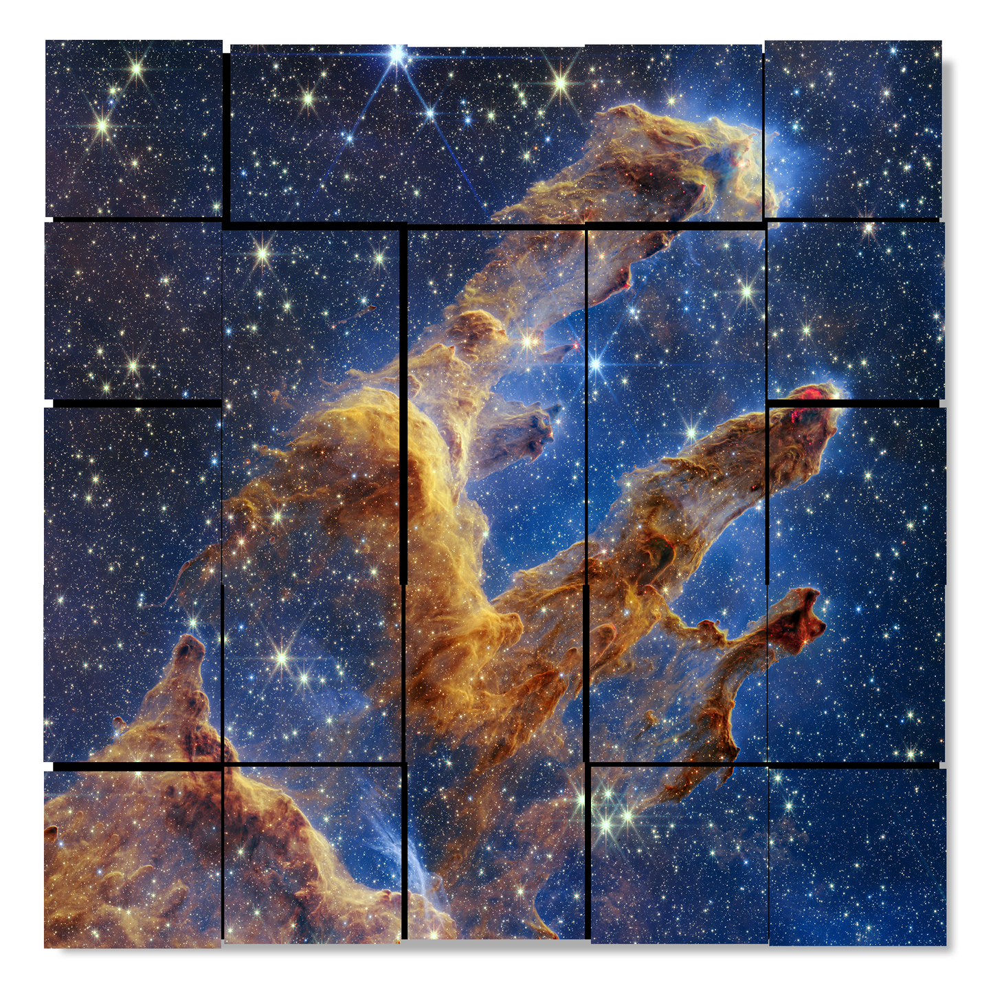 The Pillars of Creation - Metal Prints