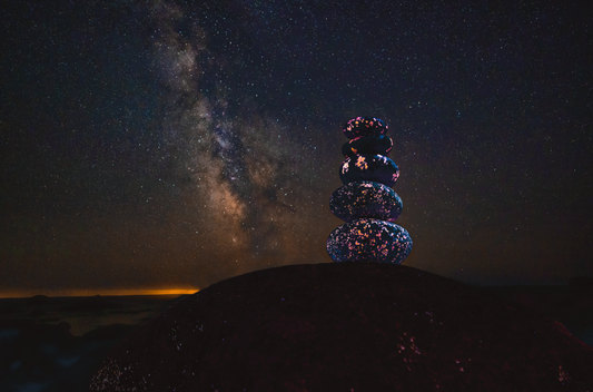 Yooperlites Under the Milky Way - Metal Print by Brad West Photography
