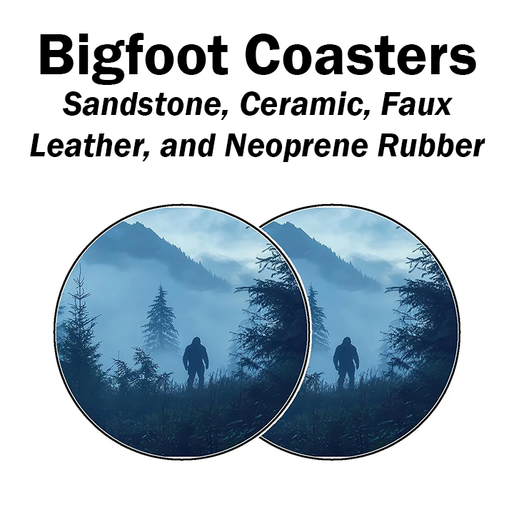 Bigfoot Drink Coasters