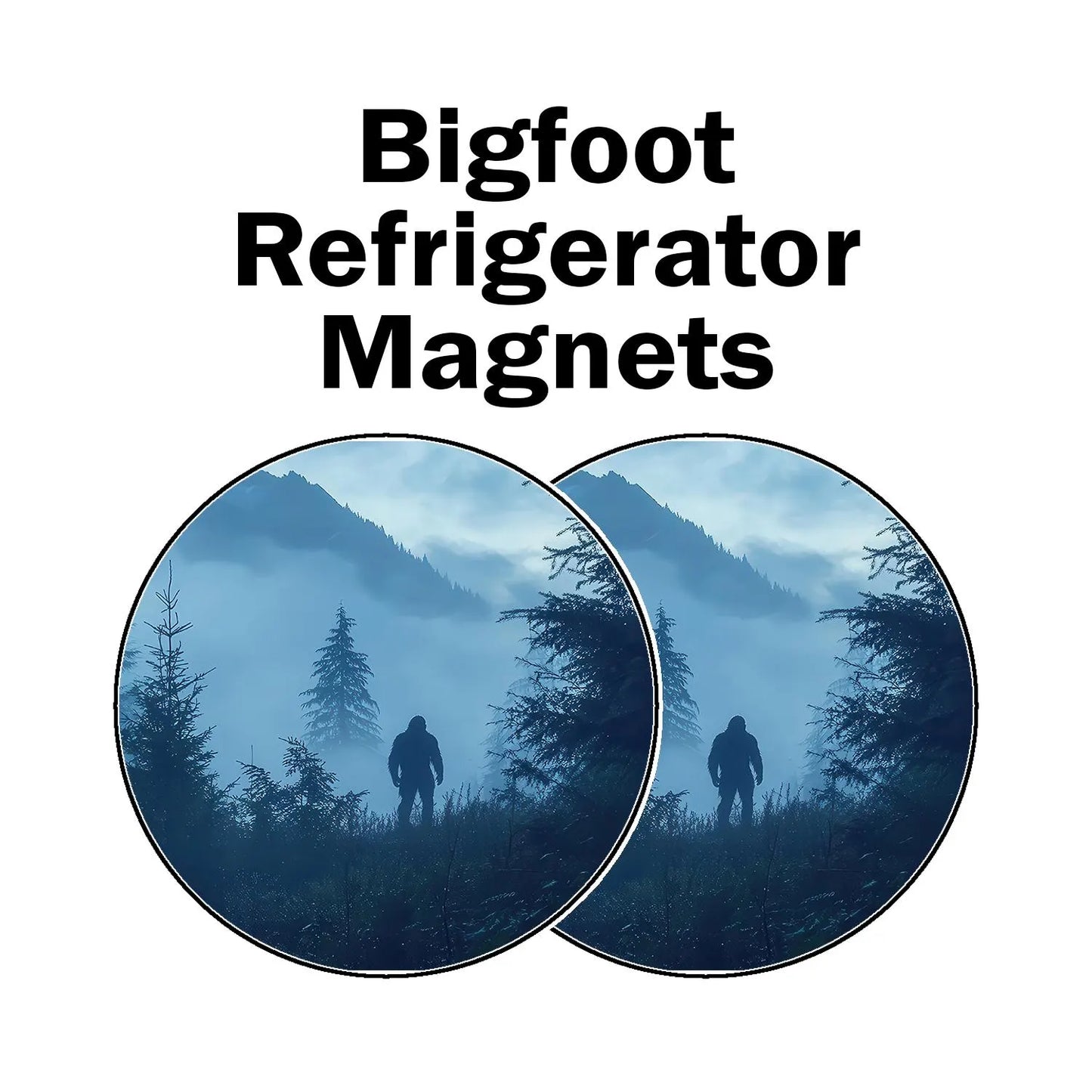 Bigfoot Refrigerator Magnets