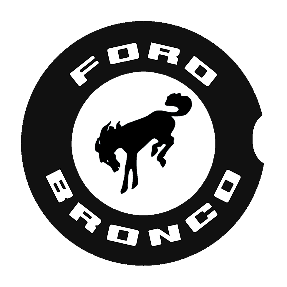 Ford Bronco Car Coasters In Your Color!