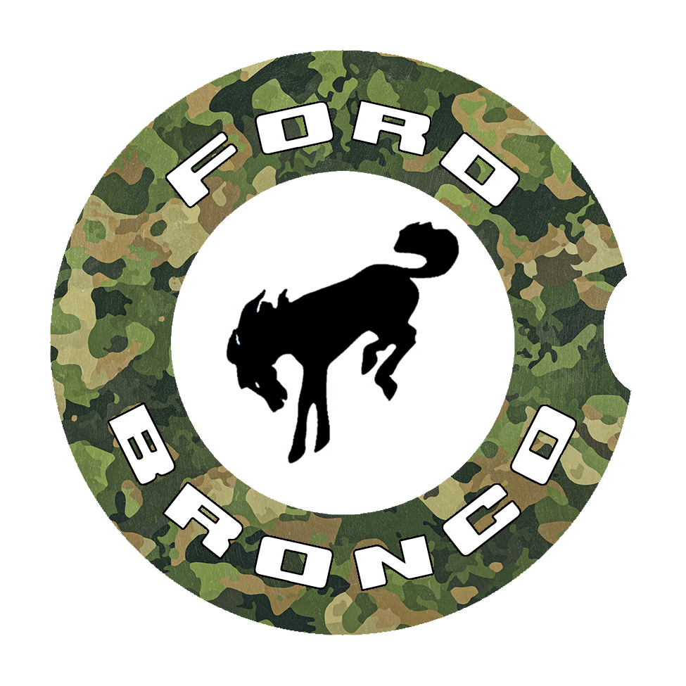 Ford Bronco Car Coasters In Your Color!