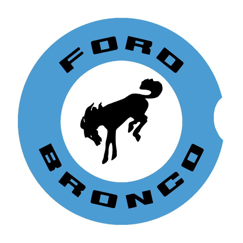 Ford Bronco Car Coasters In Your Color!