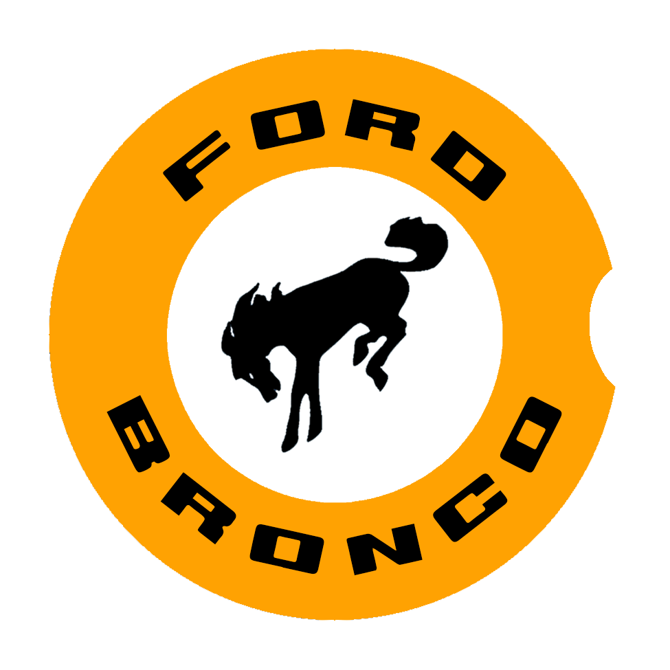 Ford Bronco Car Coasters In Your Color!