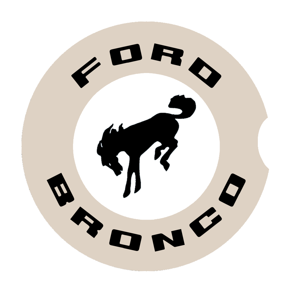 Ford Bronco Car Coasters In Your Color!