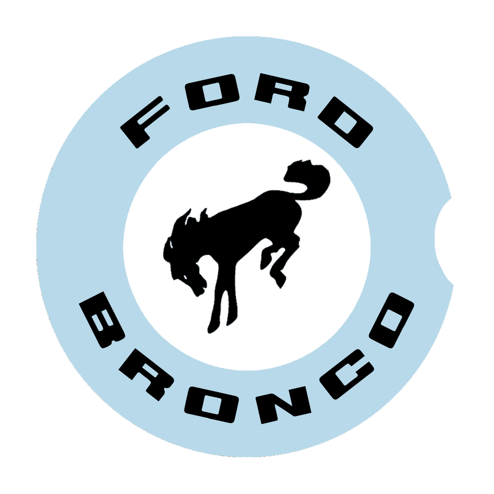 Ford Bronco Car Coasters In Your Color!