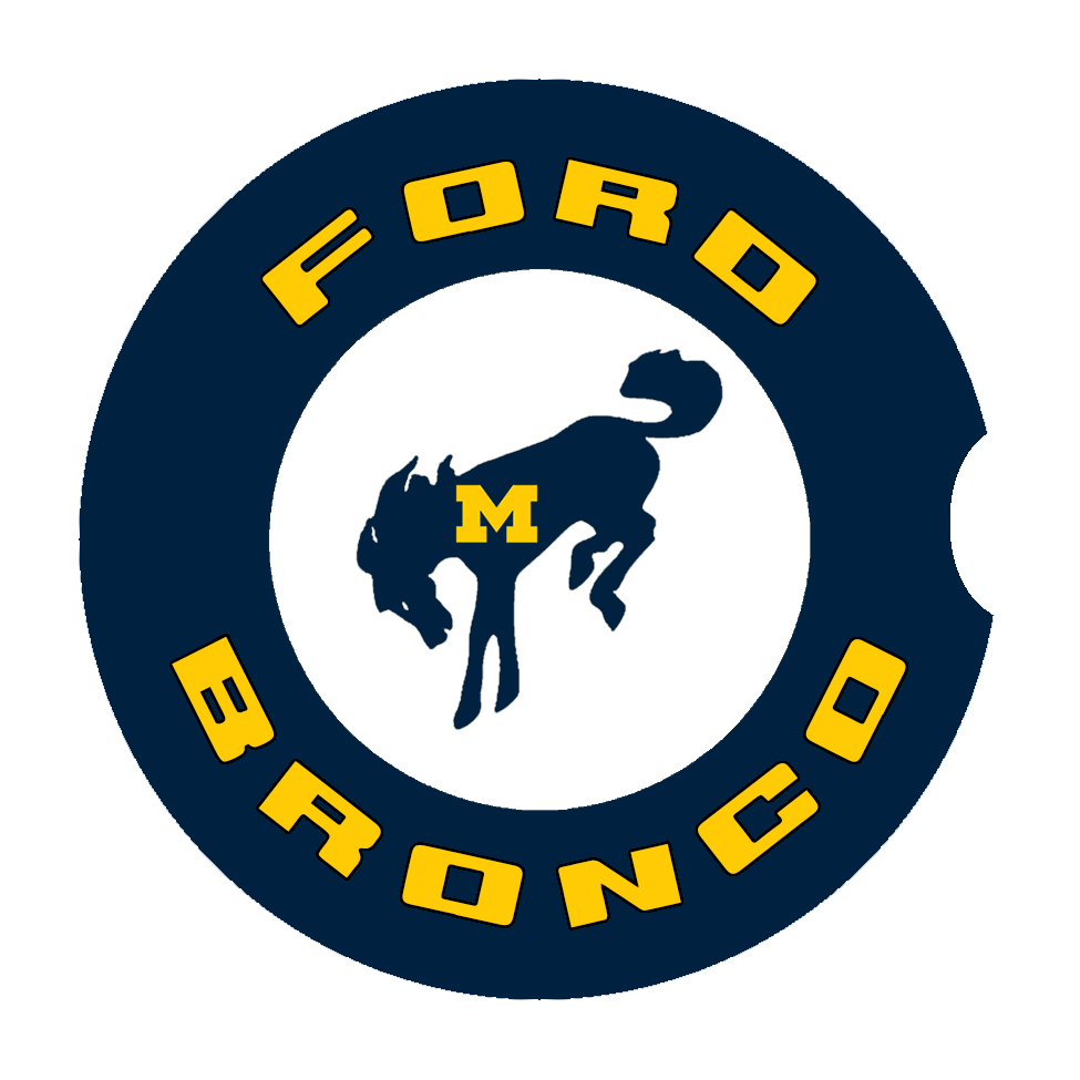 Ford Bronco Car Coasters In Your Color!