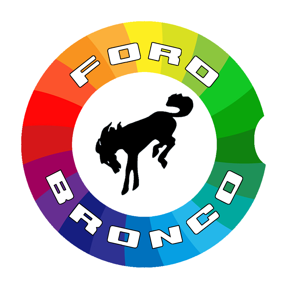 Ford Bronco Car Coasters In Your Color!