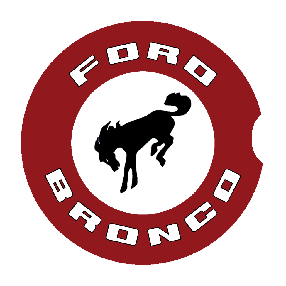 Ford Bronco Car Coasters In Your Color!