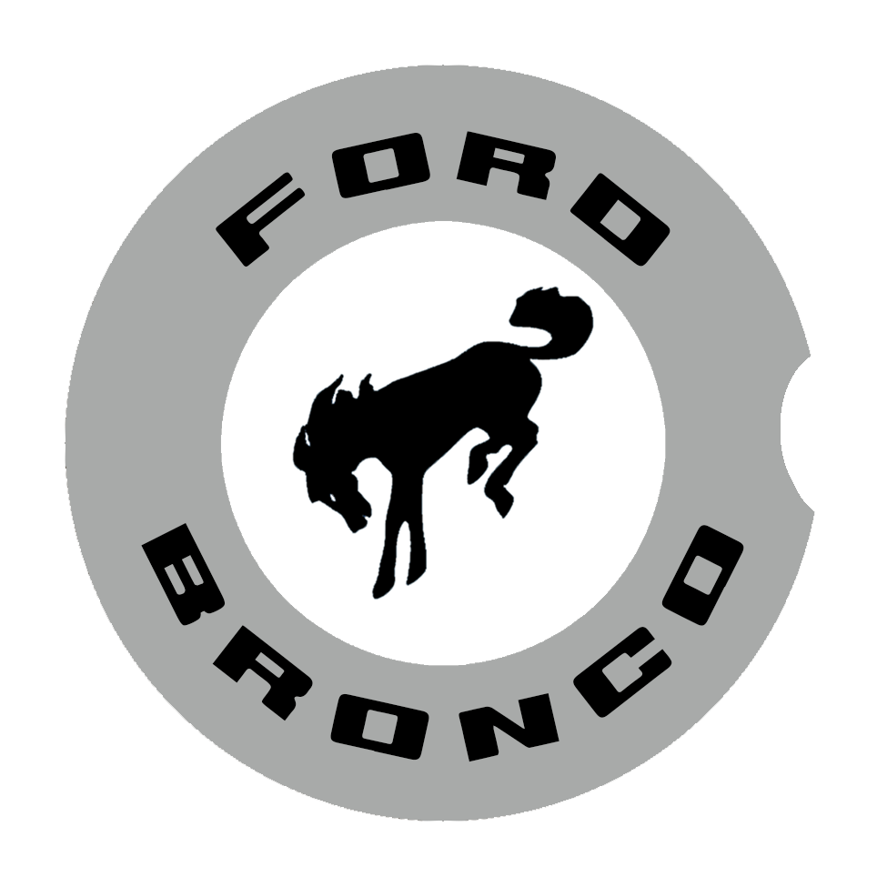 Ford Bronco Car Coasters In Your Color!