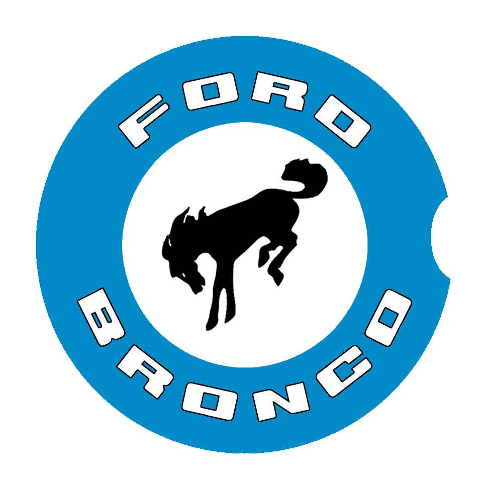 Ford Bronco Car Coasters In Your Color!