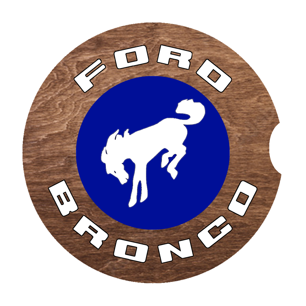 Ford Bronco Car Coasters In Your Color!