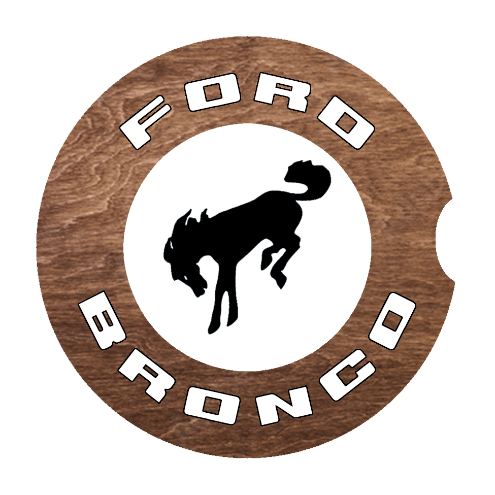 Ford Bronco Car Coasters In Your Color!