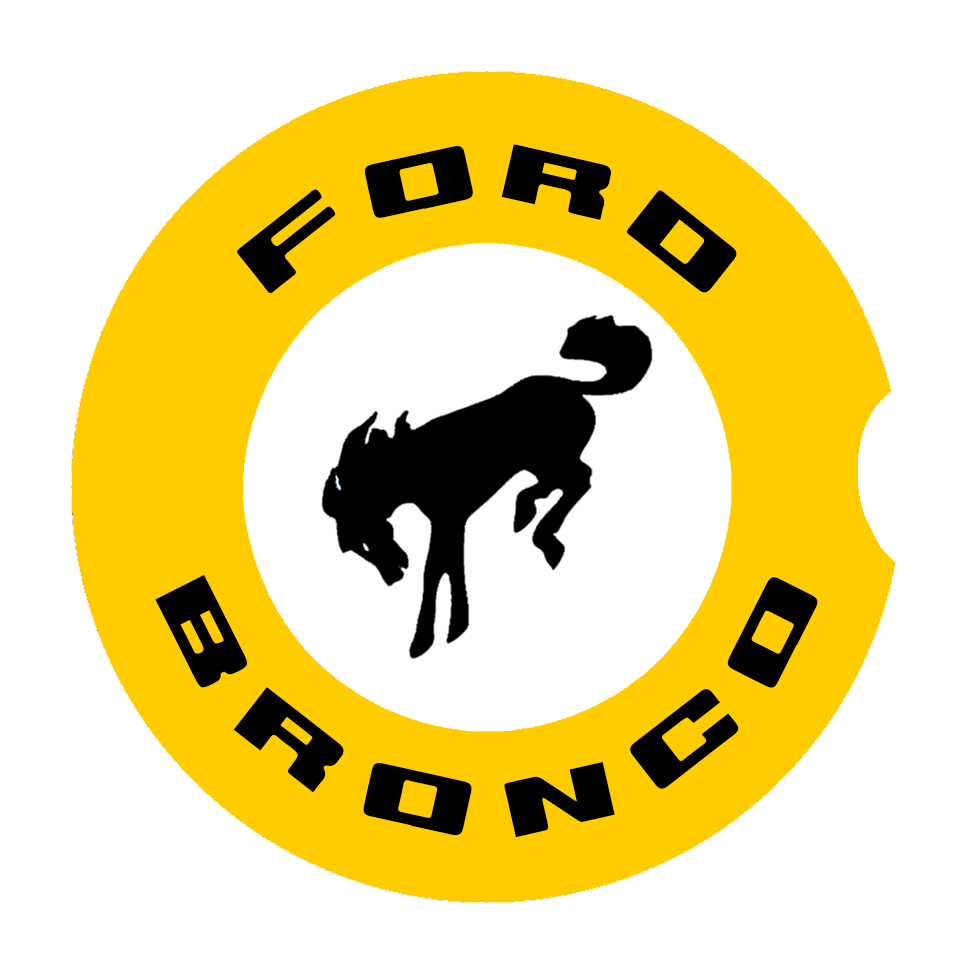 Ford Bronco Car Coasters In Your Color!