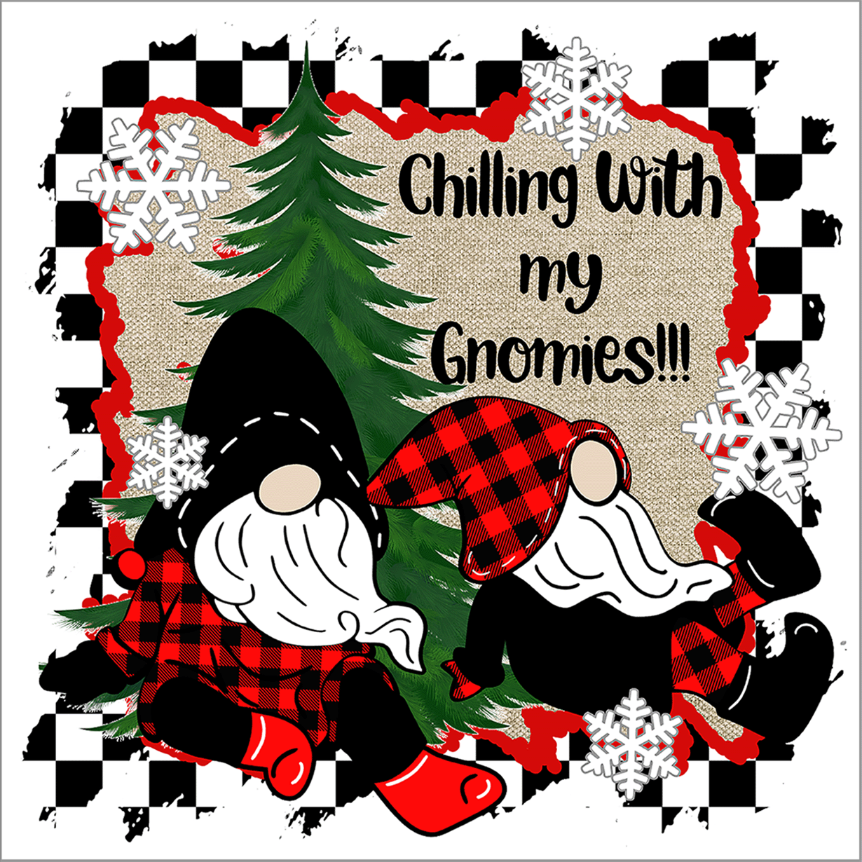 Christmas Gnome Coaster Set - My Gnomies