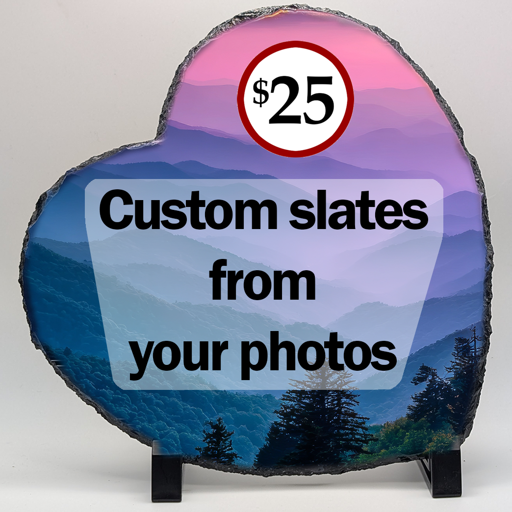 Custom Photo Slates from Your Photography