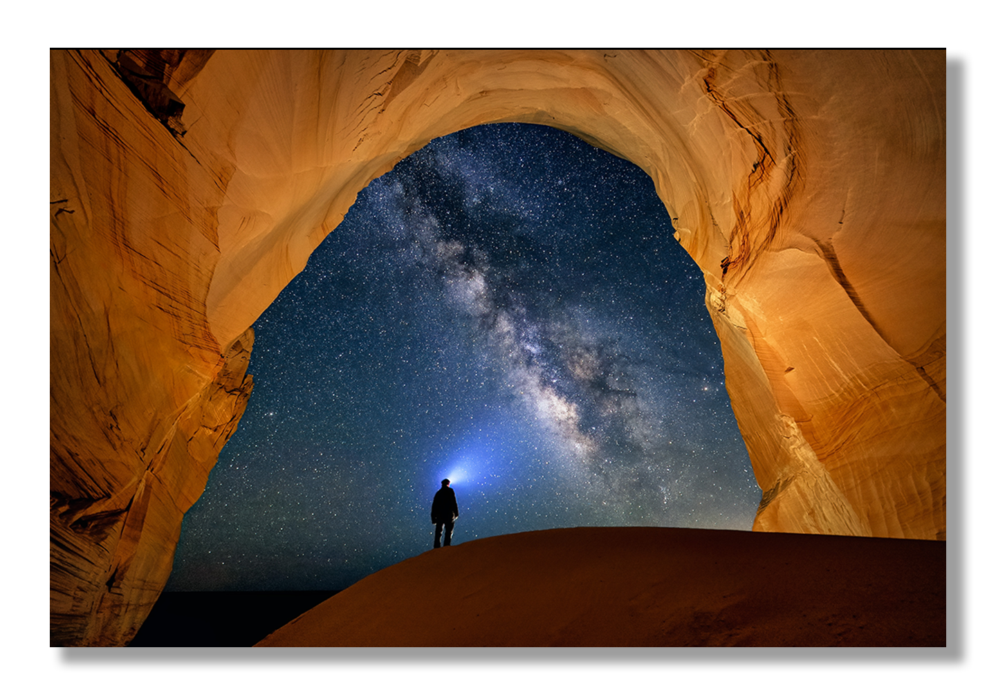 Cutler Cove (Kenab, Utah) under Milky Way - Metal Prints & Photo Slates