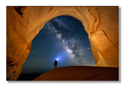 Cutler Cove (Kenab, Utah) under Milky Way - Metal Prints & Photo Slates