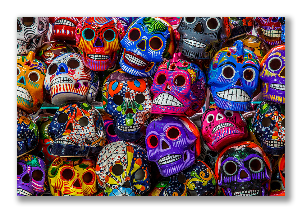 Dia de los Muertos (Day of the Dead) Skulls - Metal Prints & Photo Slates