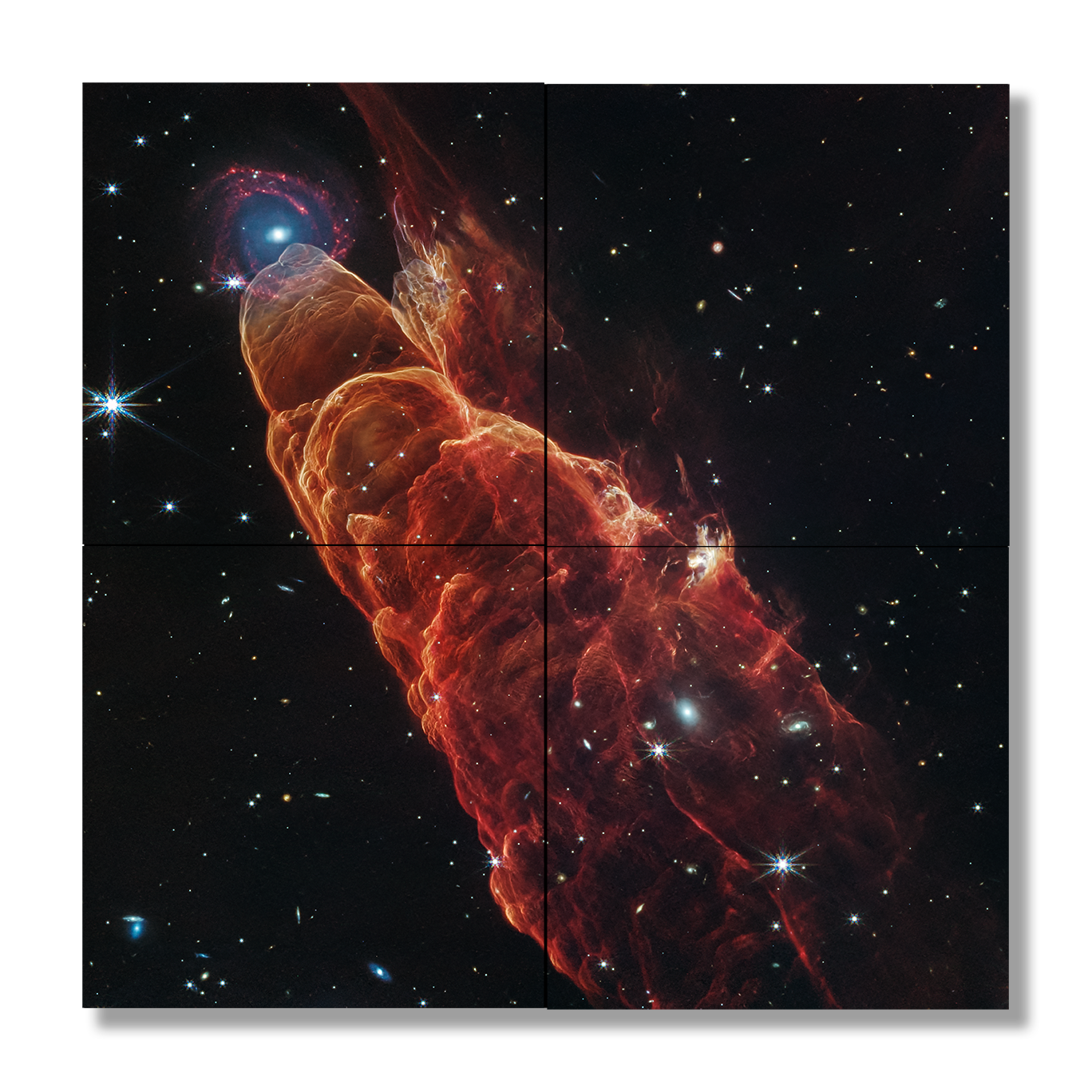 Herbig-Haro "Cosmic Tornado" - Metal Prints