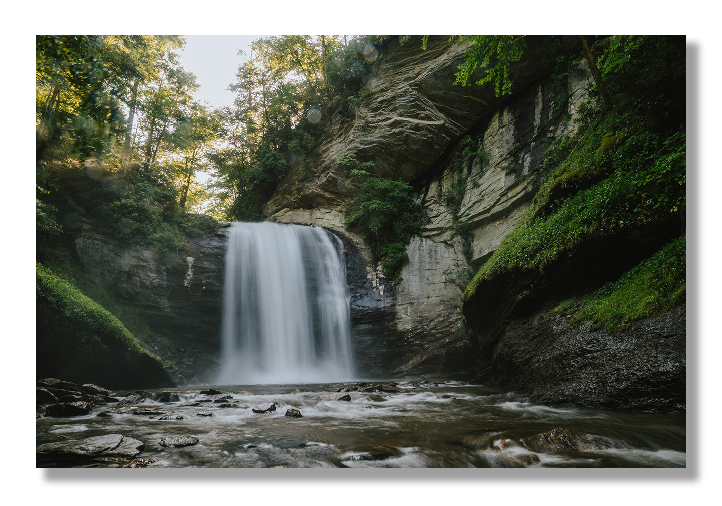 Looking Glass Falls North Carolina - Metal Prints & Photo Slates