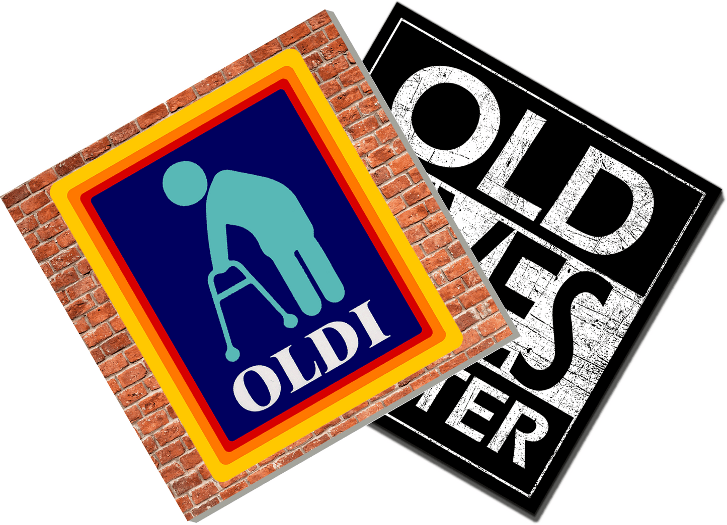 Funny Coasters for the "Elderly"