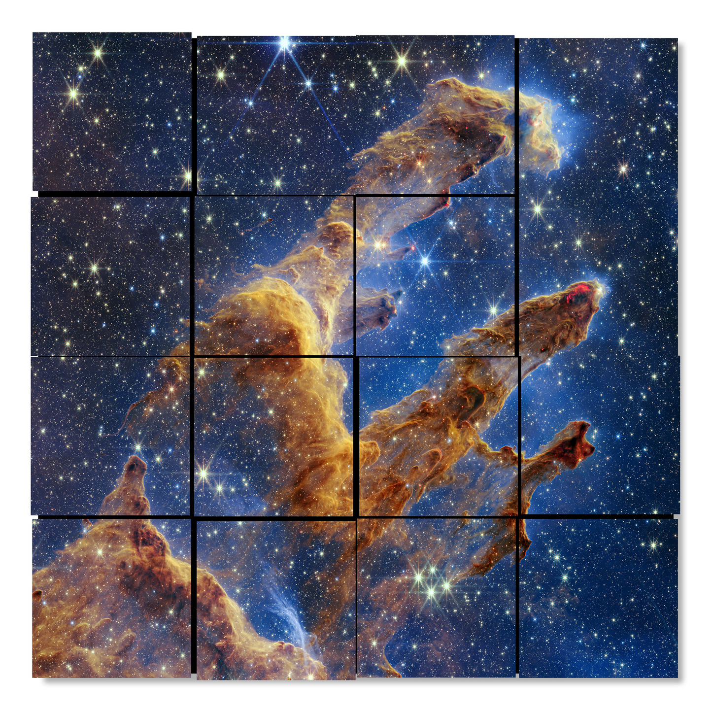 The Pillars of Creation - Metal Prints