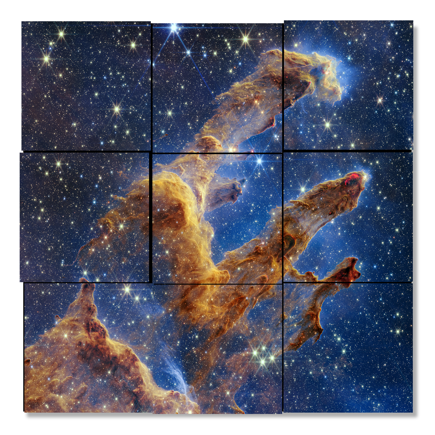 The Pillars of Creation - Metal Prints