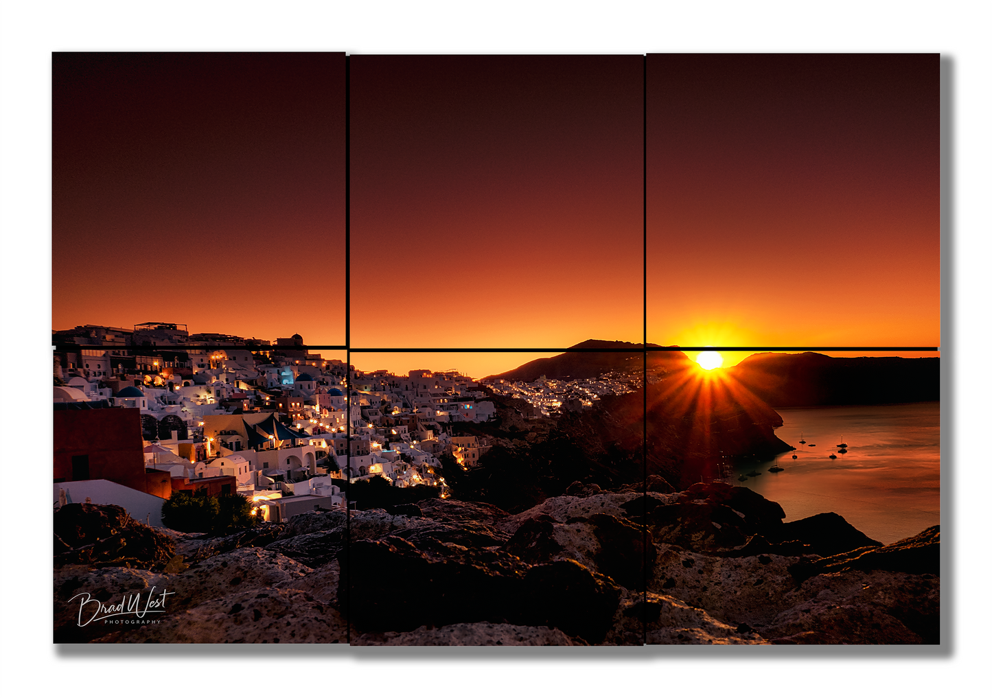 Santorini Sunrise - Metal Prints & Photo Slates
