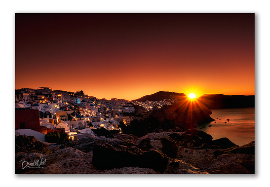 Santorini Sunrise - Metal Prints & Photo Slates
