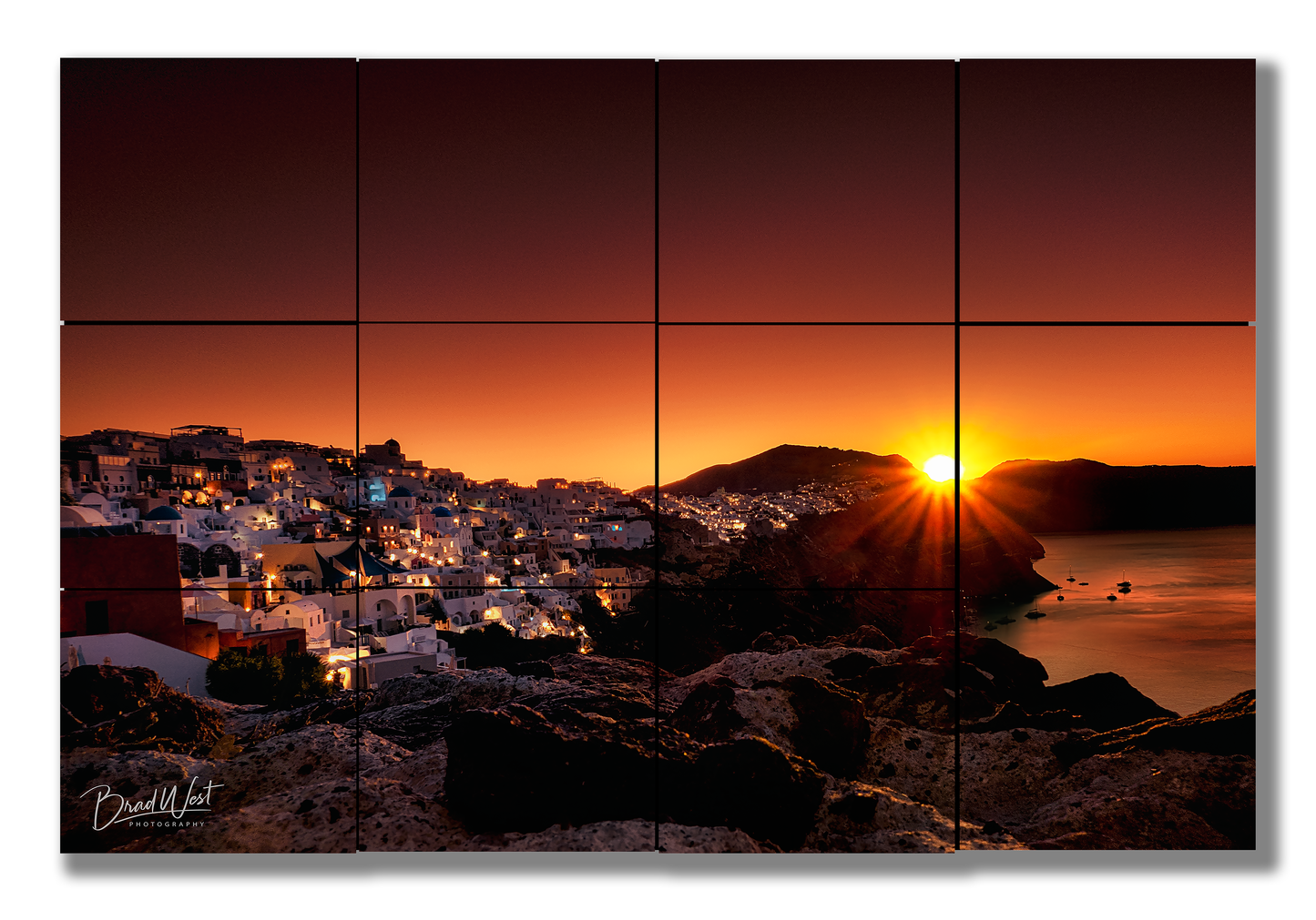 Santorini Sunrise - Metal Prints & Photo Slates