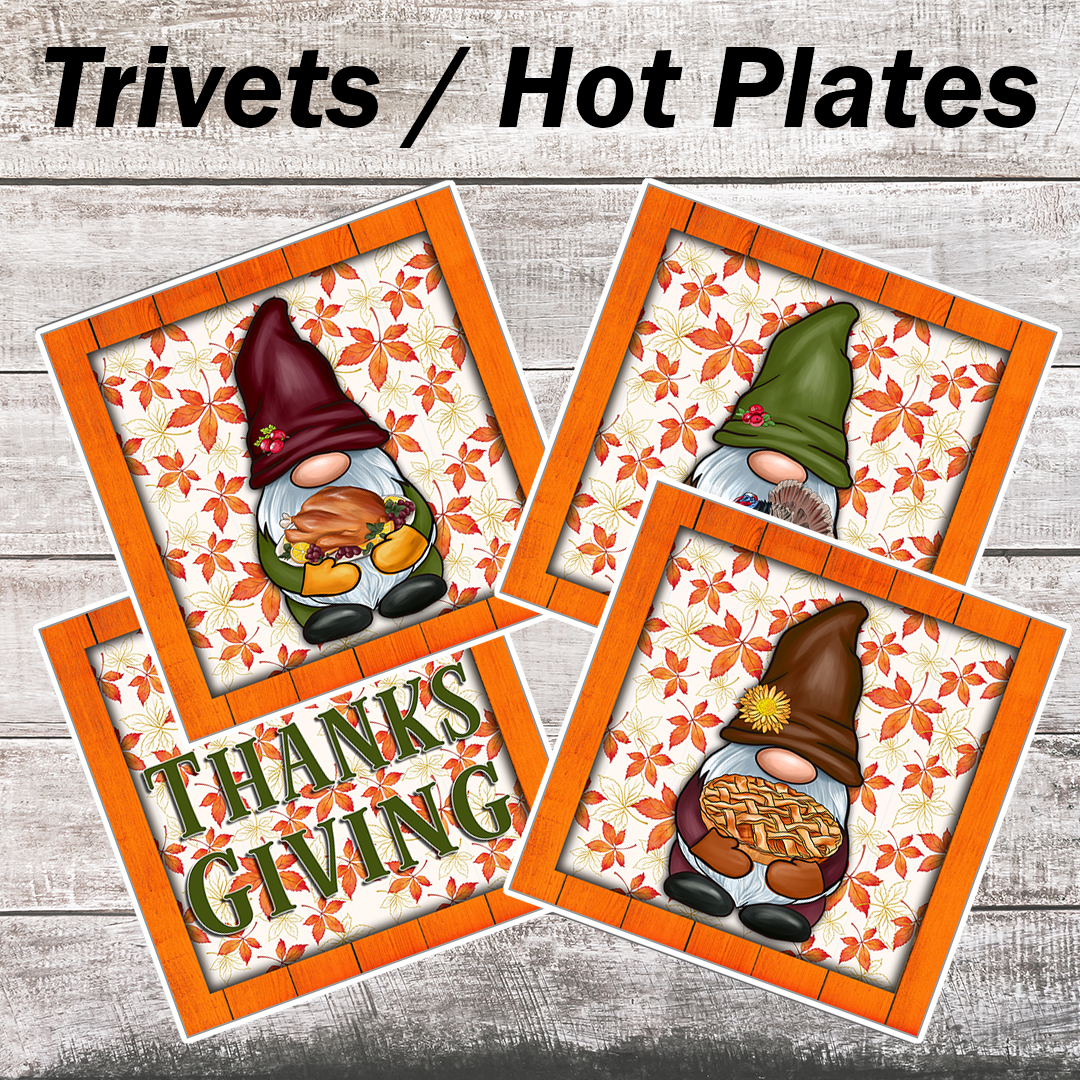 Thanksgiving Gnome Trivets