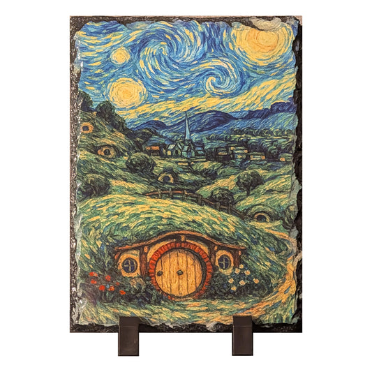 The Shire (in the style of Van Gogh) - Photo Slate