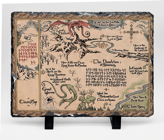 Thorin's Map - Photo Slate
