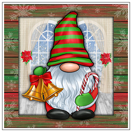 Christmas Gnome Trivets - Red & Green