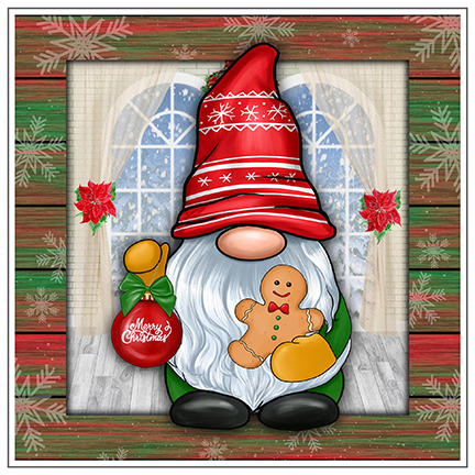Christmas Gnome Trivets - Red & Green