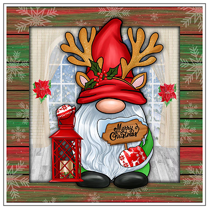 Christmas Gnome Trivets - Red & Green