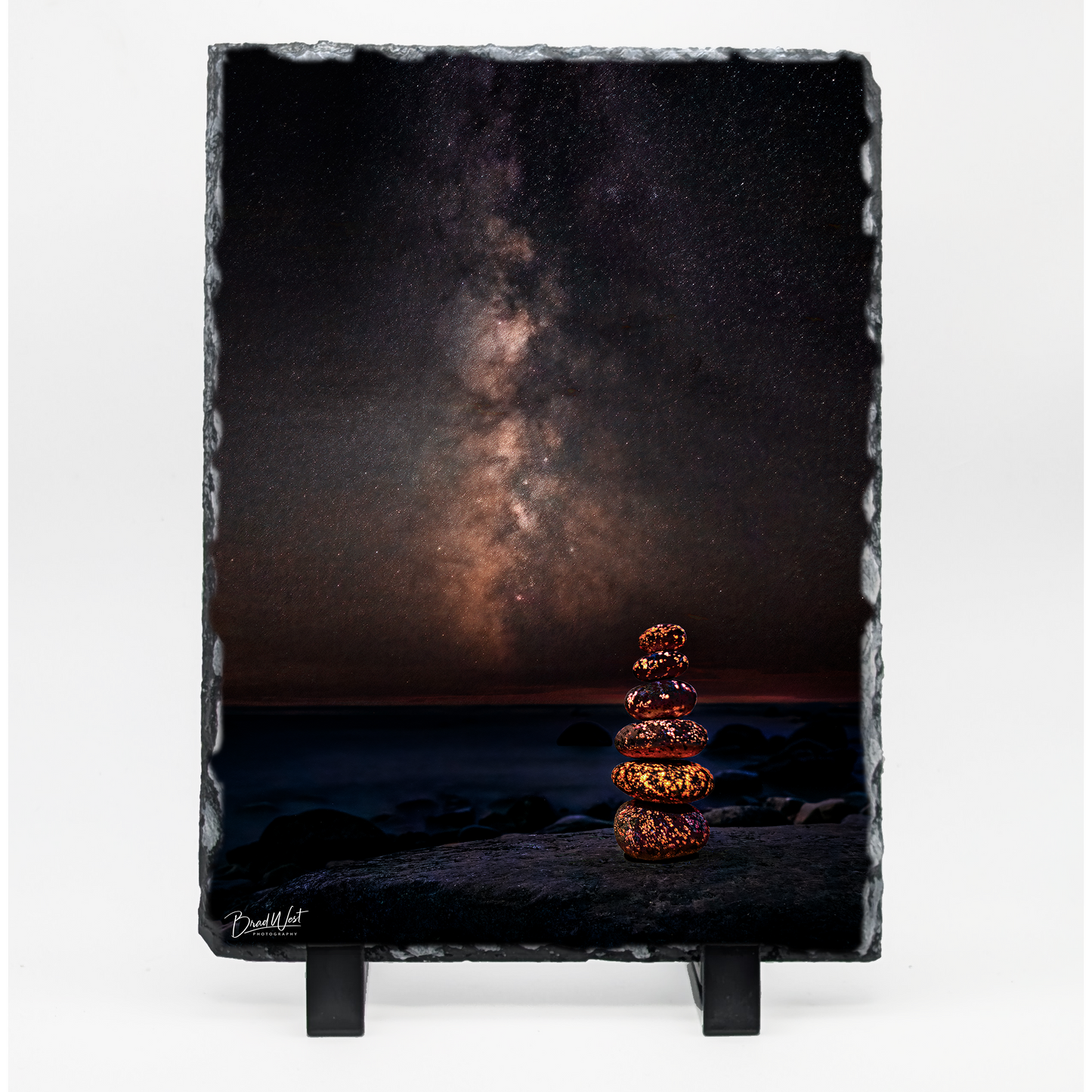 Zen Yooperlights Under the Milky Way - Metal Prints & Photo Slates