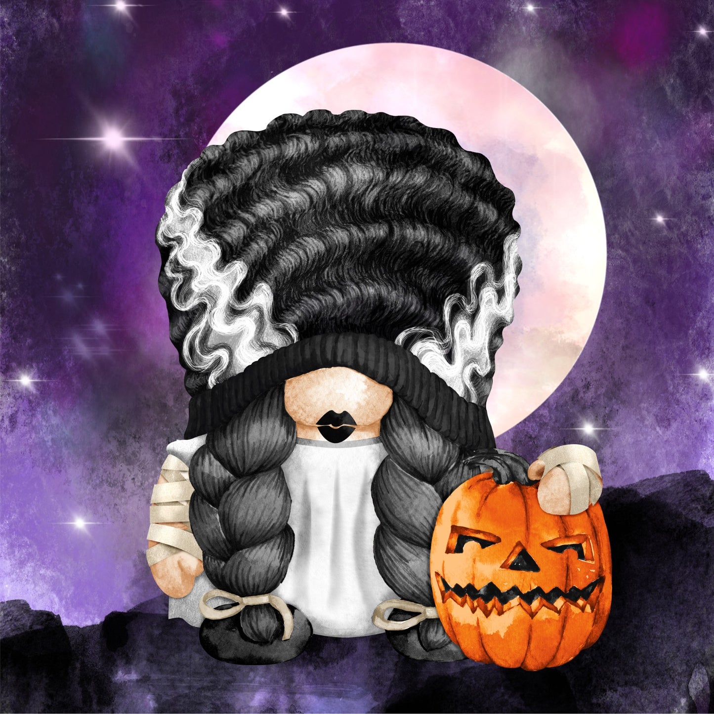 Coaster Set - Halloween Gnomes - Set of 4
