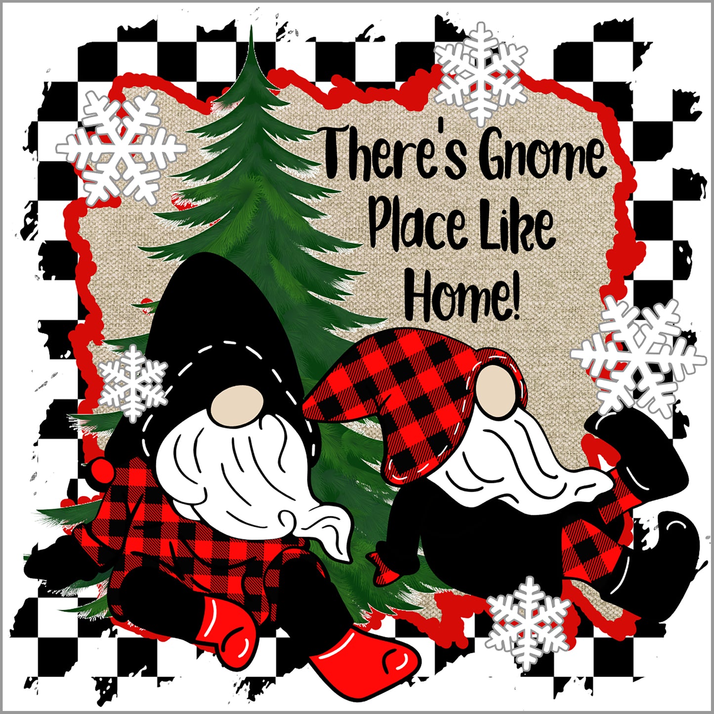Holiday Hanging Decoration - Christmas Gnomes