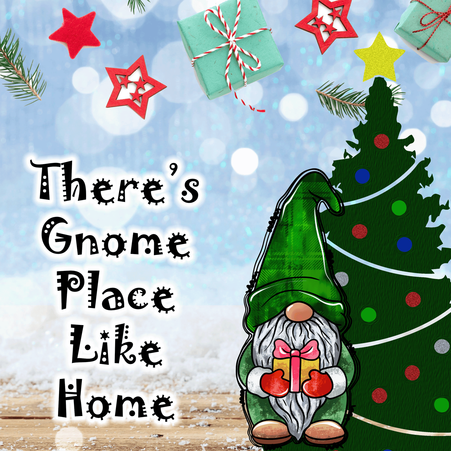 Holiday Hanging Decoration - Christmas Gnomes #2