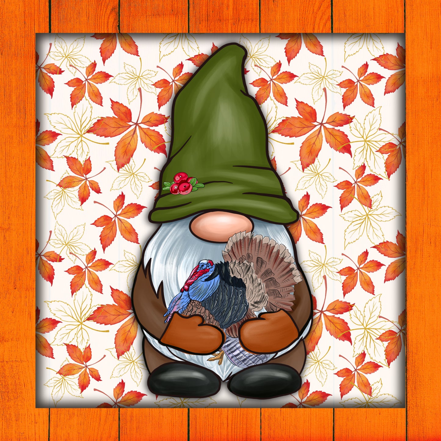 Coaster Set - Thanksgiving Gnomes - Set of 4