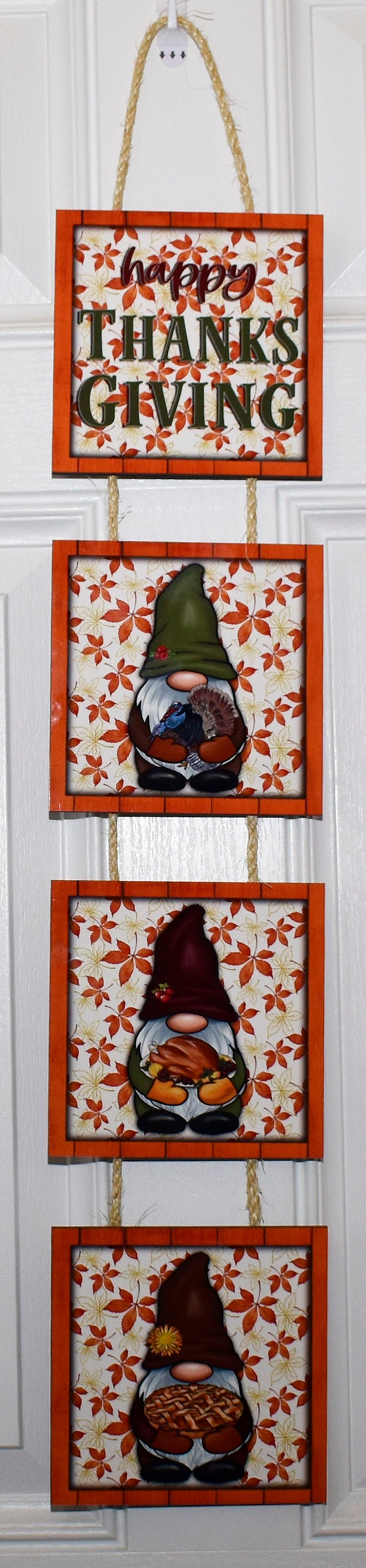 Holiday Hanging Decoration - Thanksgiving Gnomes